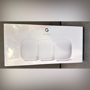 Google - Nest Wi-fi Pro 6e AXE5400 Mesh Router (3-pack) - Snow